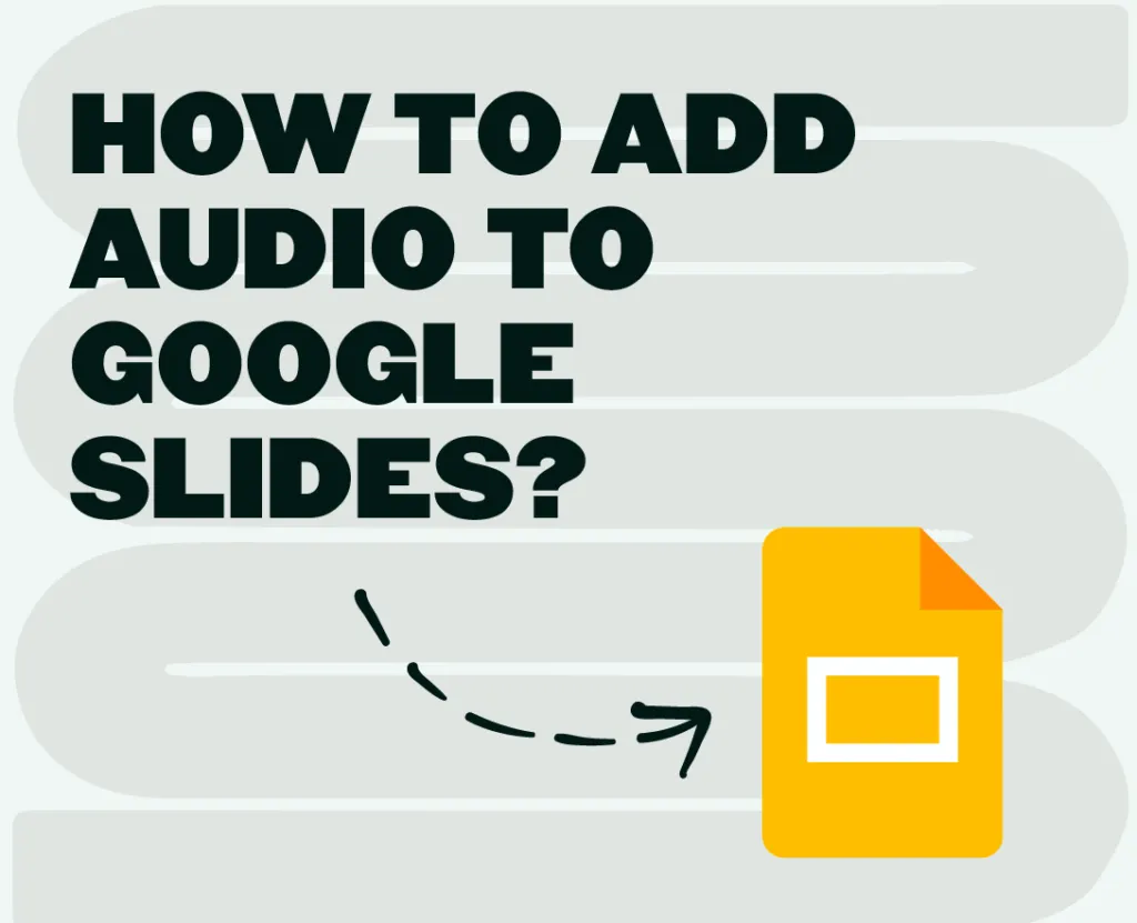 How to add audio to google slides
