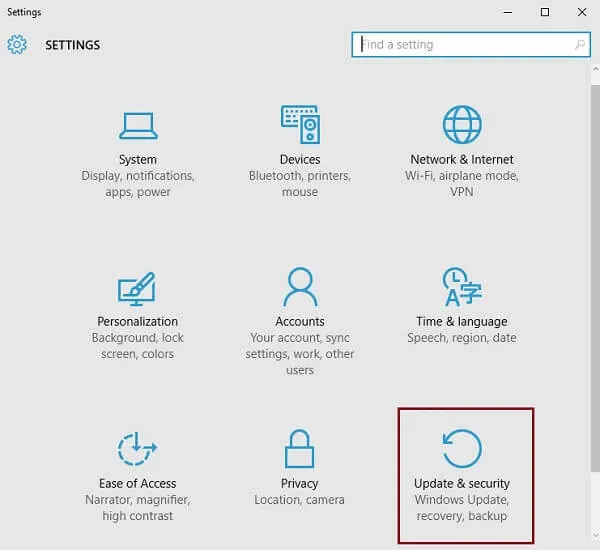update windows