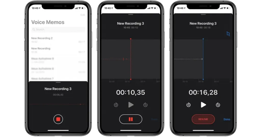 voice memo app