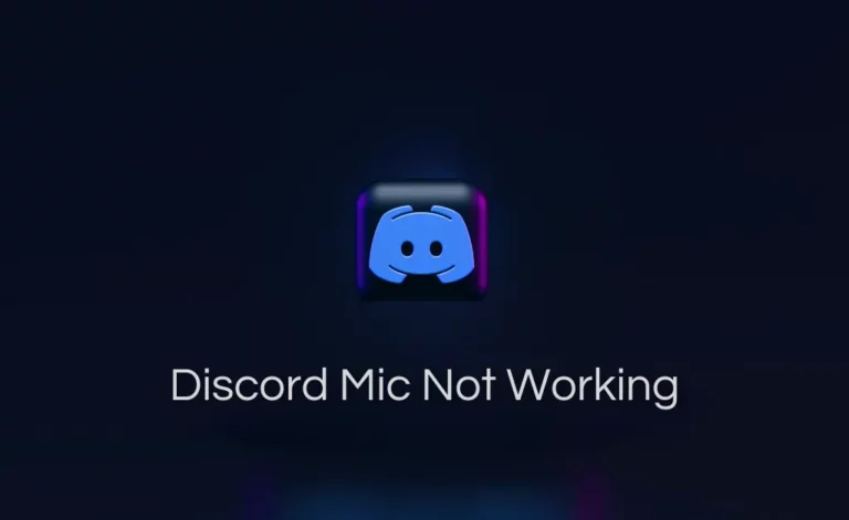Discord Mic Not Working