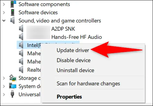 Update Audio Drivers